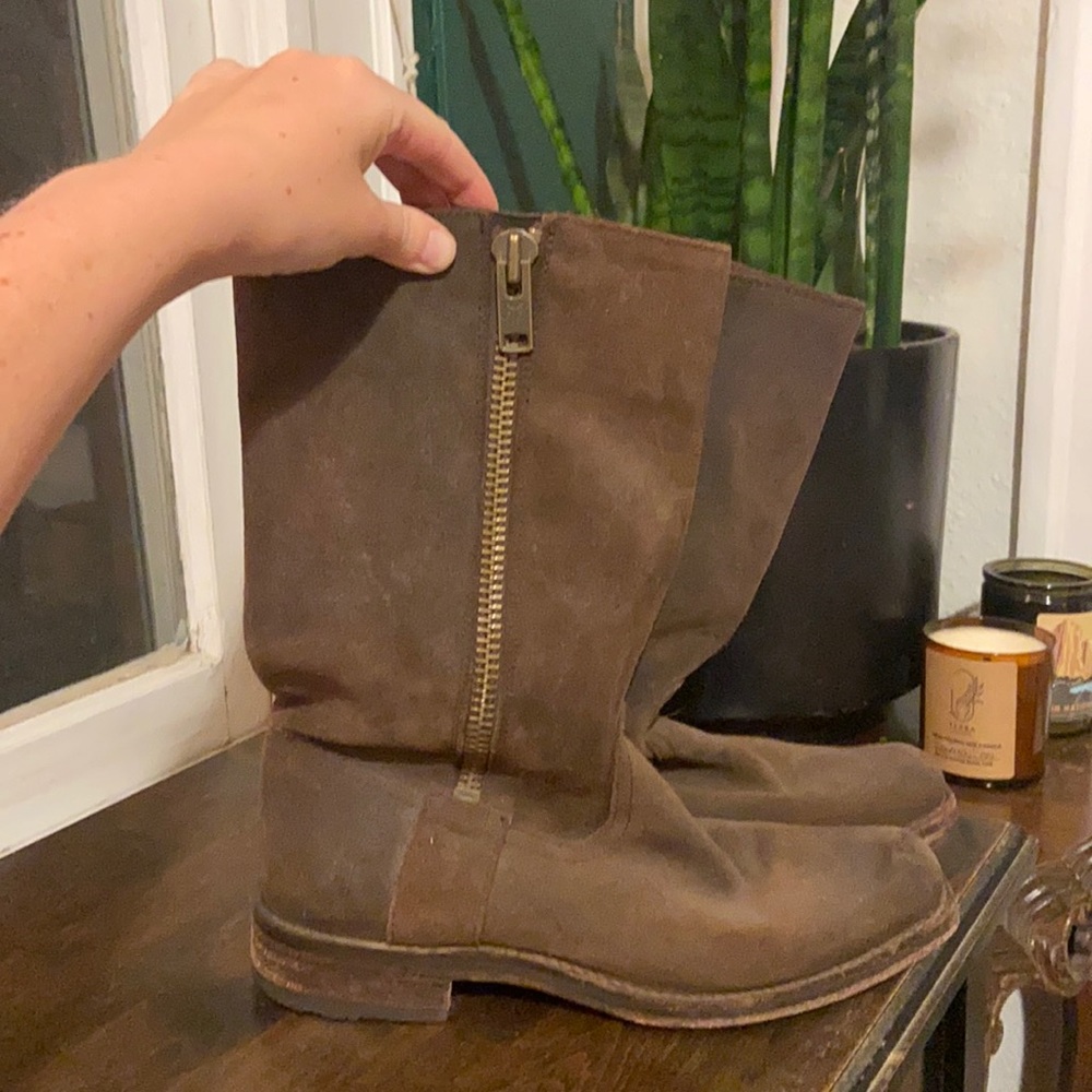 Frye Brown Leather Boots